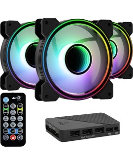 Wentylator + Hub AEROCOOL PGS MIRAGE 12 ARGB PRO (3x120)