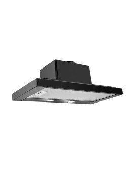 Okap teleskopowy CIARKO SL-NT 60 Glass Czarny (600mm, kolor czarny, front czarne szkło)