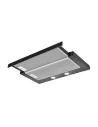 Okap teleskopowy CIARKO SL-NT 60 Glass Czarny (600mm, kolor czarny, front czarne szkło)