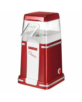 Unold Classic urządzenie do robienia popcornu Czerwony, Srebrny, Biały 900 W