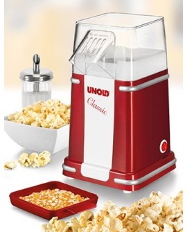 Unold Classic urządzenie do robienia popcornu Czerwony, Srebrny, Biały 900 W