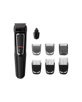 Philips MULTIGROOM Series 3000 Trymer do twarzy i włosów 8 w 1 z 8 nasadkami