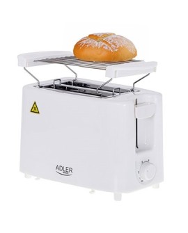 Adler AD 3223 toster 6 2 kaw. 750 W Biały