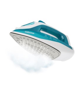 Tristar ST-8300 żelazko Żelazko parowe Płyta ceramiczna 2000 W Turkusowy, Biały