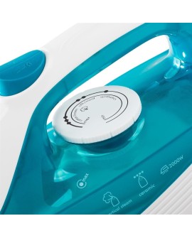 Tristar ST-8300 żelazko Żelazko parowe Płyta ceramiczna 2000 W Turkusowy, Biały