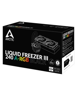 Chłodzenie wodne ARCTIC Liquid Freezer III 240 A-RGB all-in-one 12cm Czarny