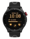 Inteligentny zegarek myPhone z GPS, diodą AMOLED, 1,43 cala, wodoodporny, czarny