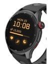 Inteligentny zegarek myPhone z GPS, diodą AMOLED, 1,43 cala, wodoodporny, czarny
