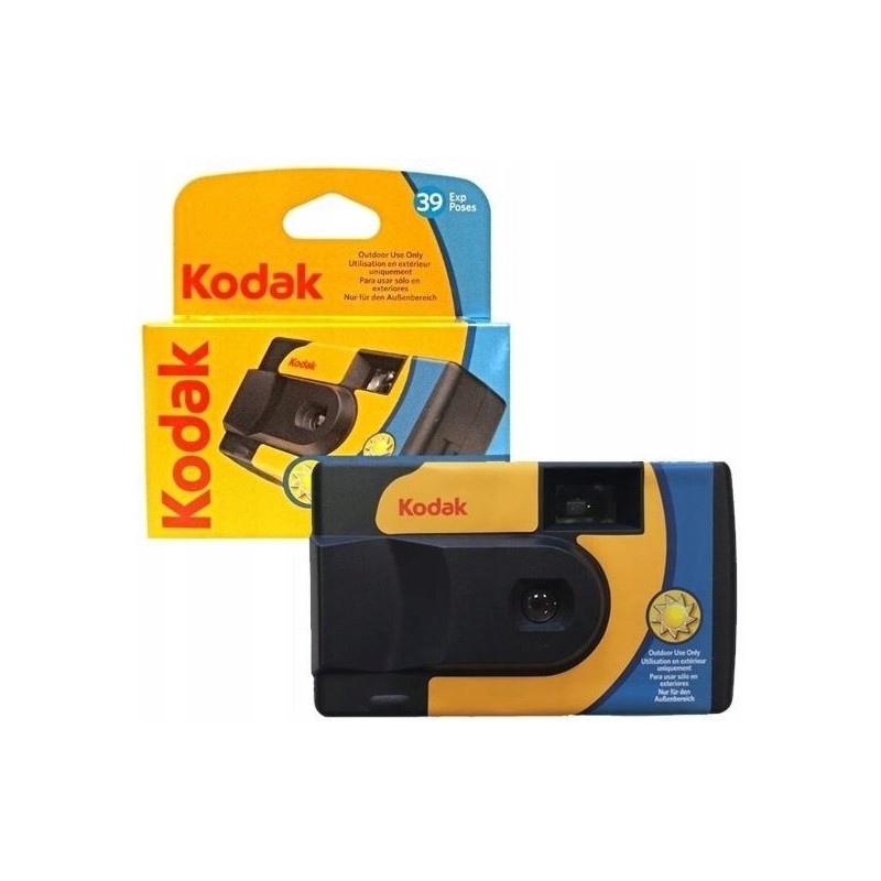 Kodak DAYLIGHT Aparat Fotograficzny Jednorazowy z filmem kolorowym 39 zdjęć. Bez wbudowanej lampy błyskowej. Analogowa