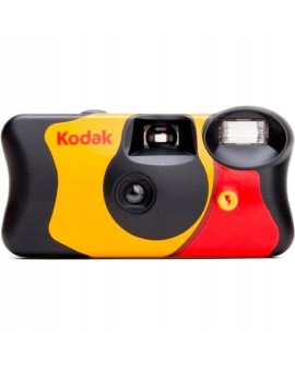 Kodak FUN SAVER Aparat fotograficzny jednorazowy z filmem kolorowym i FLASH z lampą błyskową, 400/27+12 klatek zdjęć