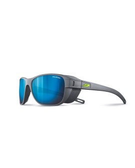 Okulary Julbo Camino M - matowy ciemny szary| Polarized 3 Flash Bleu