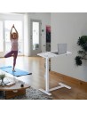 MACLEAN MOBILNE BIURKO/STAND NA LAPTOP, BIAŁE, REGULACJA WYSOKOŚCI 76-109CM, MAX. 30KG MC-120 W