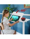 MACLEAN MOBILNE BIURKO/STAND NA LAPTOP, BIAŁE, REGULACJA WYSOKOŚCI 76-109CM, MAX. 30KG MC-120 W