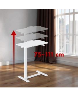 MACLEAN MOBILNE BIURKO/STAND NA LAPTOP, BIAŁE, REGULACJA WYSOKOŚCI 76-109CM, MAX. 30KG MC-120 W