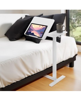 MACLEAN MOBILNE BIURKO/STAND NA LAPTOP, BIAŁE, REGULACJA WYSOKOŚCI 76-109CM, MAX. 30KG MC-120 W