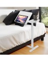 MACLEAN MOBILNE BIURKO/STAND NA LAPTOP, BIAŁE, REGULACJA WYSOKOŚCI 76-109CM, MAX. 30KG MC-120 W