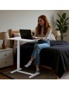 MACLEAN MOBILNE BIURKO/STAND NA LAPTOP, BIAŁE, REGULACJA WYSOKOŚCI 76-109CM, MAX. 30KG MC-120 W