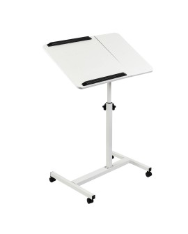 MACLEAN MOBILNE BIURKO/STAND NA LAPTOP, BIAŁE, REGULACJA WYSOKOŚĆ 59-89CM, MAX. 30KG MC-121 W
