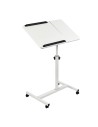 MACLEAN MOBILNE BIURKO/STAND NA LAPTOP, BIAŁE, REGULACJA WYSOKOŚĆ 59-89CM, MAX. 30KG MC-121 W