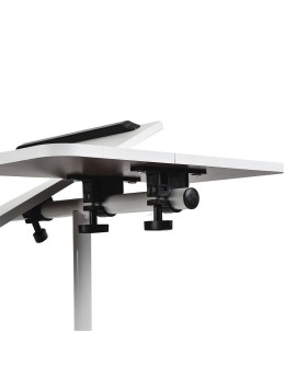 MACLEAN MOBILNE BIURKO/STAND NA LAPTOP, BIAŁE, REGULACJA WYSOKOŚĆ 59-89CM, MAX. 30KG MC-121 W