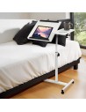 MACLEAN MOBILNE BIURKO/STAND NA LAPTOP, BIAŁE, REGULACJA WYSOKOŚĆ 59-89CM, MAX. 30KG MC-121 W