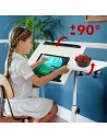 MACLEAN MOBILNE BIURKO/STAND NA LAPTOP, BIAŁE, REGULACJA WYSOKOŚĆ 59-89CM, MAX. 30KG MC-121 W
