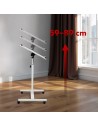 MACLEAN MOBILNE BIURKO/STAND NA LAPTOP, BIAŁE, REGULACJA WYSOKOŚĆ 59-89CM, MAX. 30KG MC-121 W