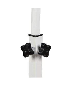 MACLEAN MOBILNE BIURKO/STAND NA LAPTOP, BIAŁE, REGULACJA WYSOKOŚĆ 59-89CM, MAX. 30KG MC-121 W