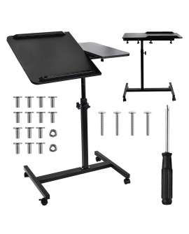 MACLEAN MOBILNE BIURKO/STAND NA LAPTOP, CZARNE, REGULACJA WYSOKOŚC 59-89CM, MAX. 30KG MC-121 B