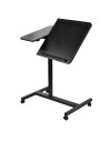 MACLEAN MOBILNE BIURKO/STAND NA LAPTOP, CZARNE, REGULACJA WYSOKOŚC 59-89CM, MAX. 30KG MC-121 B