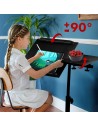 MACLEAN MOBILNE BIURKO/STAND NA LAPTOP, CZARNE, REGULACJA WYSOKOŚC 59-89CM, MAX. 30KG MC-121 B