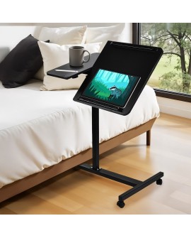 MACLEAN MOBILNE BIURKO/STAND NA LAPTOP, CZARNE, REGULACJA WYSOKOŚC 59-89CM, MAX. 30KG MC-121 B