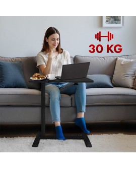 MACLEAN MOBILNE BIURKO/STAND NA LAPTOP, CZARNE, REGULACJA WYSOKOŚCI 76-109CM, MAX. 30KG MC-120 B