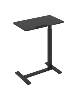 MACLEAN MOBILNE BIURKO/STAND NA LAPTOP, CZARNE, REGULACJA WYSOKOŚCI 76-109CM, MAX. 30KG MC-120 B
