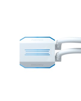 Phanteks Glacier One 420D30 Procesor Chłodnica cieczy all-in-one 12 cm Biały 1 szt.