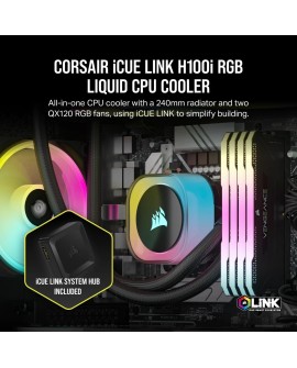 Chłodzenie wodne Corsair iCUE LINK H100i RGB Black