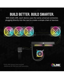 Chłodzenie wodne Corsair iCUE LINK H100i RGB Black