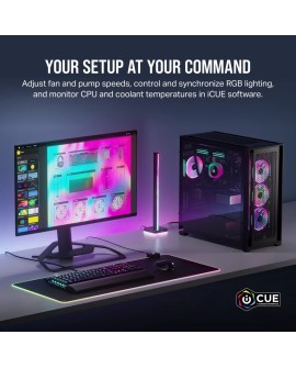 Chłodzenie wodne Corsair iCUE LINK H100i RGB Black