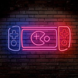 Neon PLEXI LED GAME CONSOLE multicolor FPNE27 Forever Light