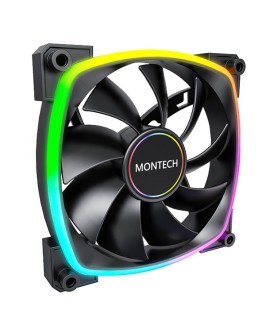 Montech AX140 PWM Obudowa komputera Wentylator 14 cm Czarny 1 szt.