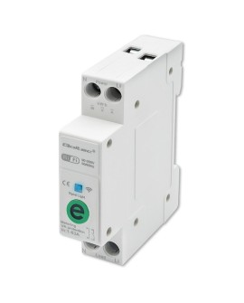 Qoltec Przekaźnik 63A na szynę DIN z licznikiem energii elektrycznej | eWeLink od Sonoff | Wi-Fi | Dioda LED