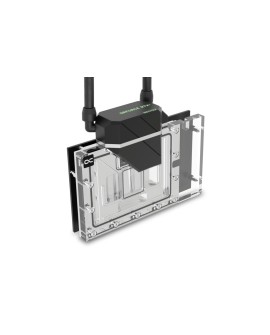 Alphacool Eiswolf 2 AIO Karta graficzna Chłodnica cieczy all-in-one 12 cm Czarny, Przezroczysty 1 szt.