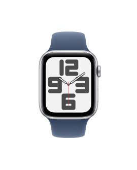 Apple Watch SE GPS 44mm Silver Aluminium Case Sport Band