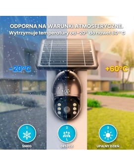 EXTRALINK KAMERA MYSTIC 4G PTZ Z PANELEM SOLARNYM
