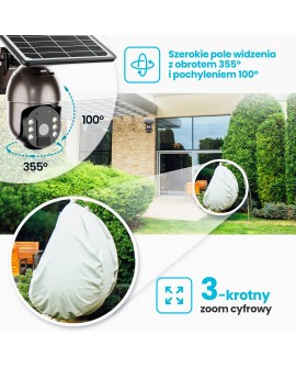 EXTRALINK KAMERA MYSTIC 4G PTZ Z PANELEM SOLARNYM