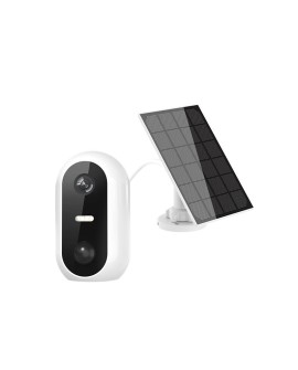 Extralink Smart Life SolarEye | Kamera zewnętrzna z panelem solarnym | bezprzewodowa, Full HD 1080p, Wi-Fi, akumulator 5200mAh,