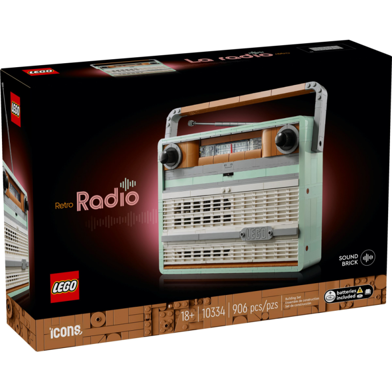 LEGO ICONS - Radio w stylu retro 10334