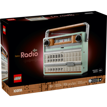 LEGO ICONS - Radio w stylu retro 10334