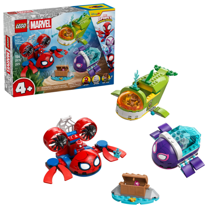 LEGO Marvel Super Heroes Spidey podwodne pojazdy 11207