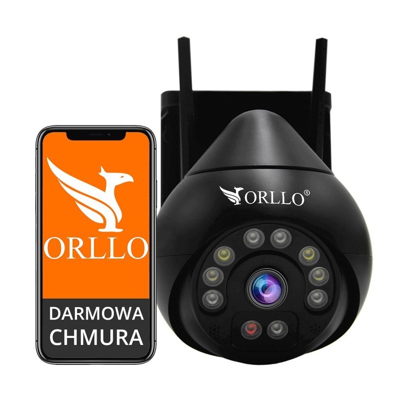 Kamera IP Orllo Z8 Pro WiFi Zewnętrzna Obrotowa Night Color 4MP